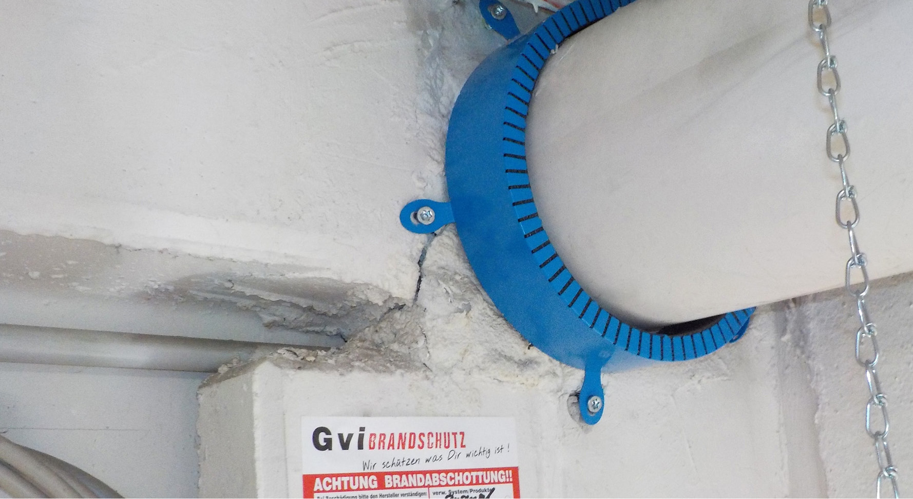 Isolierung und Manschette